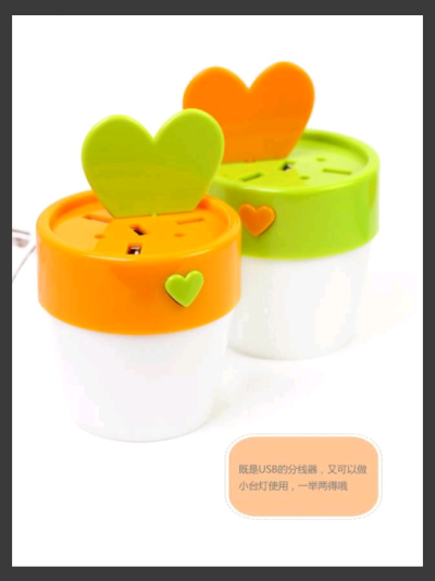 趣玩 伊品堂超可爱4口 HUB花盆灯 http://weidian.com/i/1109127342?wfr=c