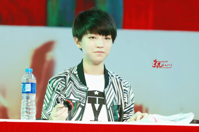 #王俊凯# #TFBOYS王俊凯# 140809 广州Ani-Joy安捷动漫游戏展 cr：BelovedGloryWJK荣光