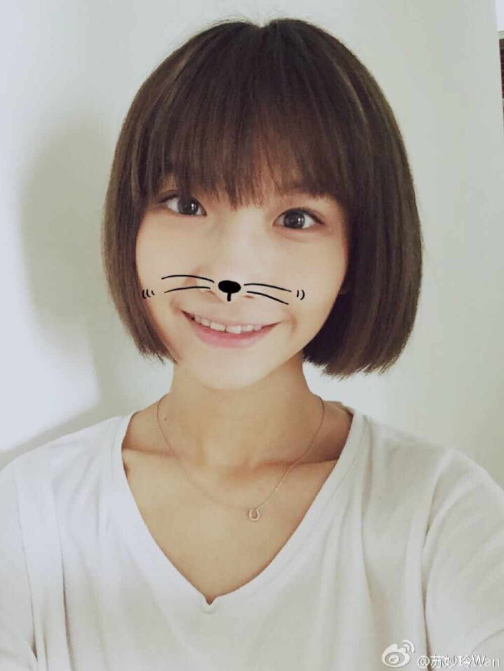 苏妙玲超可爱剪短发真的会上瘾