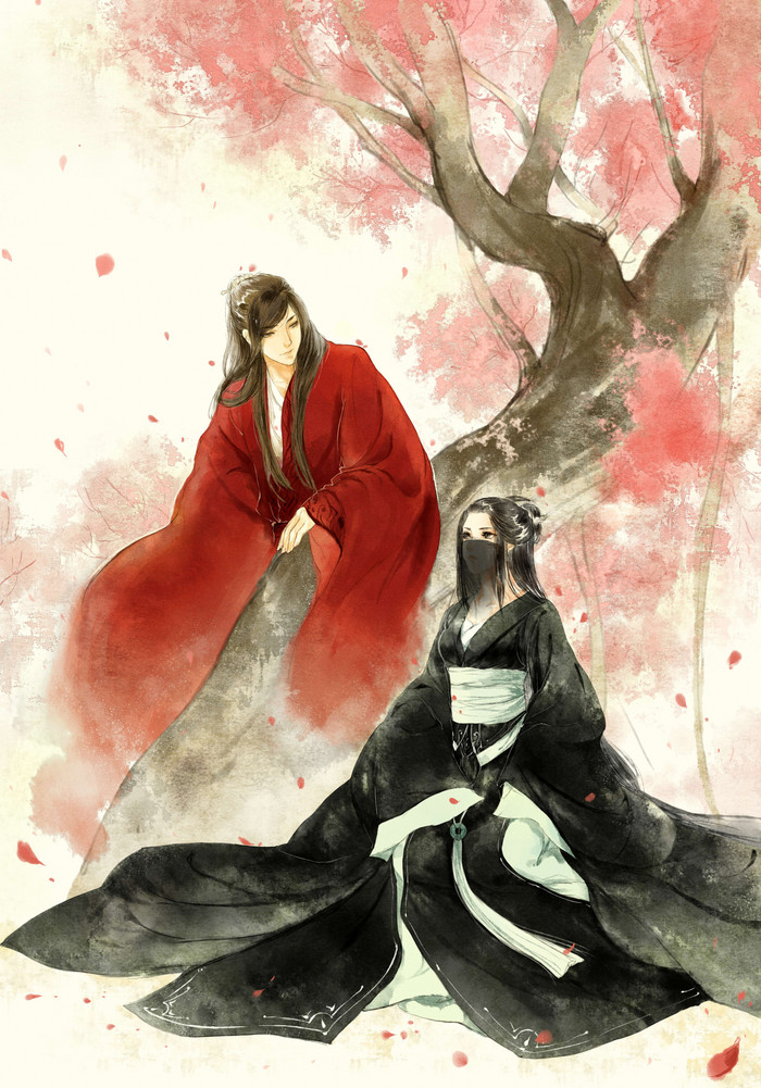 古风~中国风~插画~手绘~美男~妖孽~美女~古风场景~古风成双成对~古风