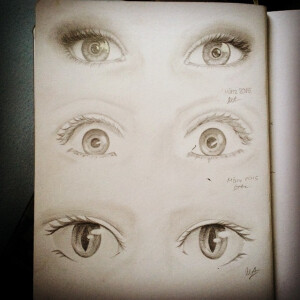 绘画_设计_艺术_铅笔_手绘_眼睛_人物_美_瞳孔