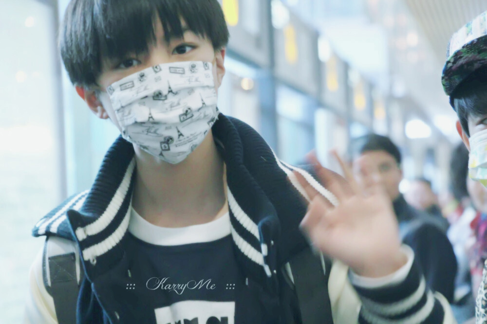 TFBOYS王俊凯 2015.01.25 长沙黄花机场-重庆江北机场图。