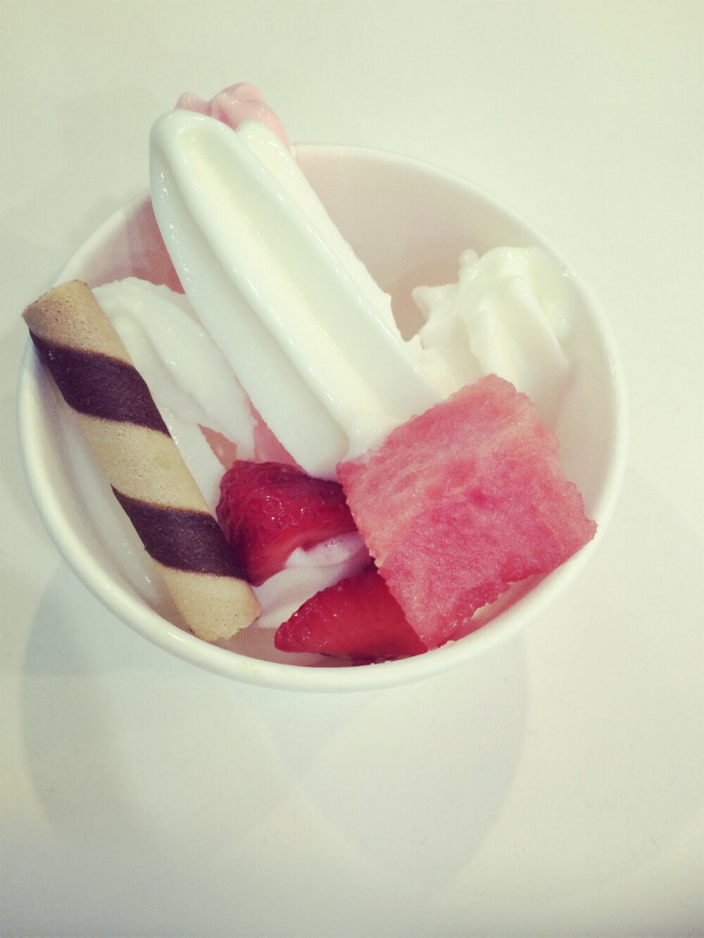 frozen yogurt。