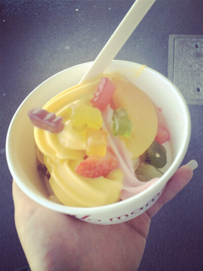 frozen yogurt。