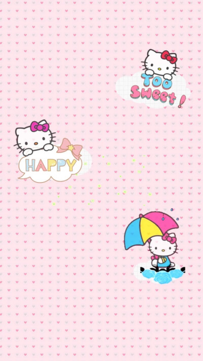 iphone 高清壁纸 hello kitty