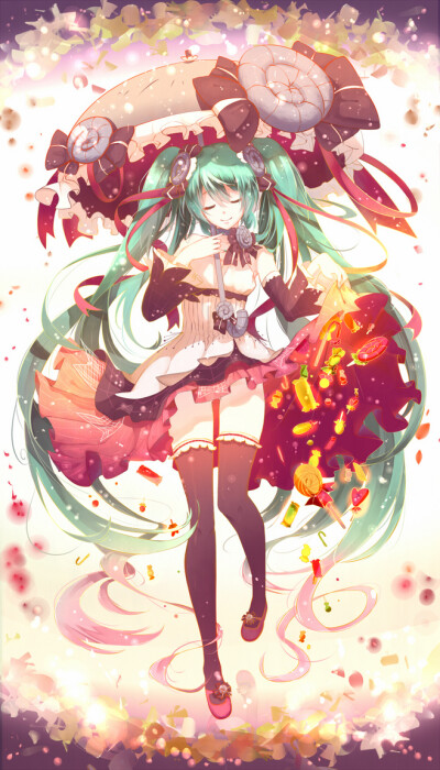 初音未来 我是Pixiv的搬运工～(￣▽￣～)(～￣▽￣)～萝铃【洛可可】收录……（sorry啦！因为是手机党，而且才注册了Pixiv的新号，所以不知道怎么看ID⊙﹏⊙……尽量的给大家发ID的啦！=￣ω￣=）