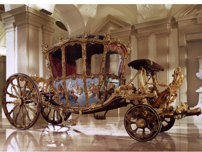 1738萨科金彩绘马车，维也纳列支敦士登博物馆