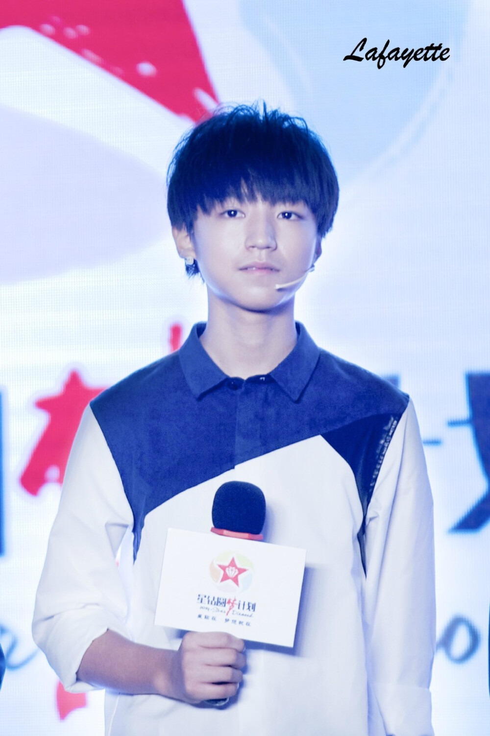 #王俊凯# #TFBOYS王俊凯# 20141017带你去见他+星钻圆梦 cr：logo