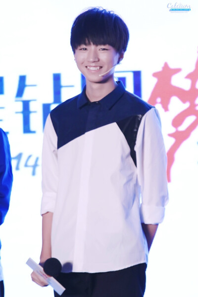 #tfboys##王俊凯# #TFBOYS王俊凯# 20141017带你去见他+星钻圆梦 cr：logo