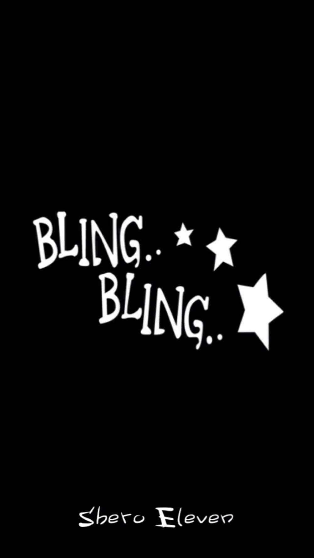 #Eleven自制壁纸# 壁纸 套图 黑底壁纸 bling bling