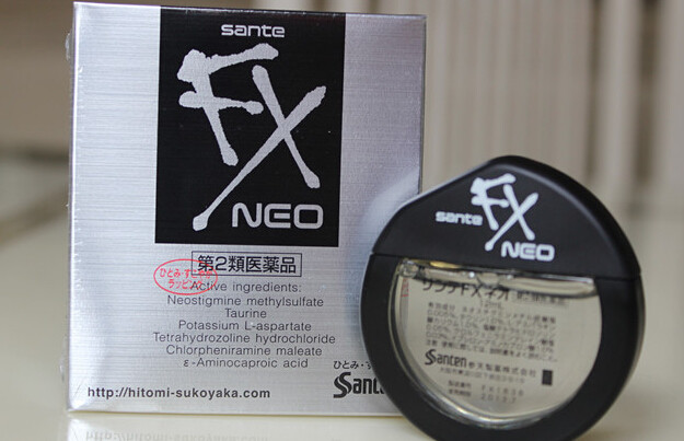 参天/SANTEN FX Neo去红血丝眼药水 Santen FX NEO 是针对消除眼睛充血以及眼睛疲劳非常有效果的一款眼药水，而且FX NEO 超级五级强劲的清凉感会让你的眼睛从表面整个扩张开来,令您的双眼瞬时感觉精神百倍。FX NEO更特别添加了促进疲劳的眼睛的新陈代谢的成分大大发挥消除眼睛充血的效果。FXNEO 完全解决您“让疲惫的双眼恢复精神吧！”的渴求！