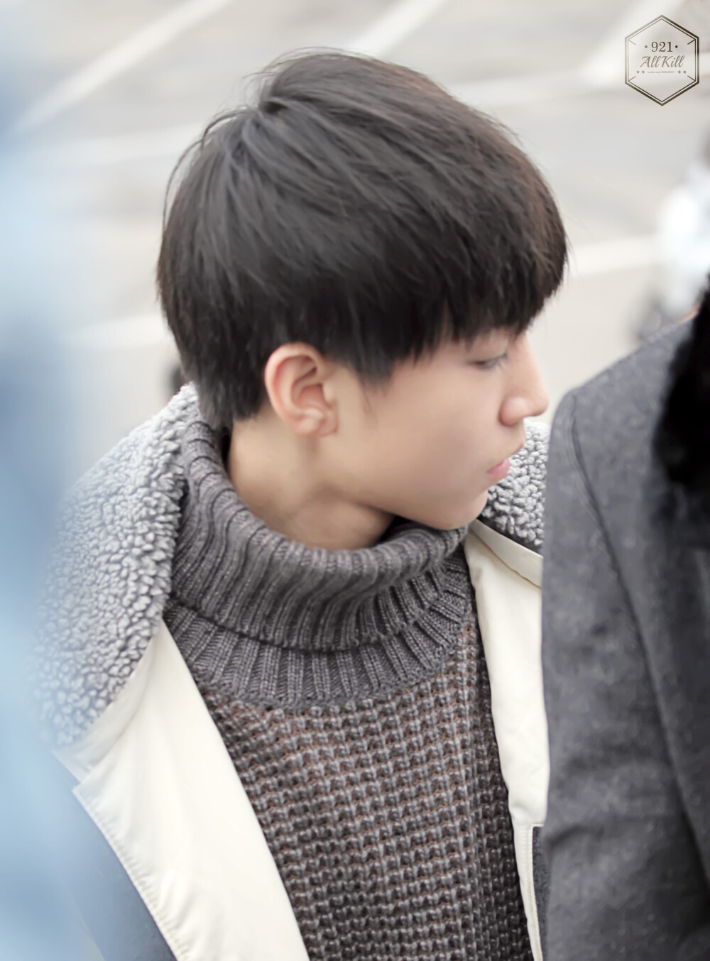 TFBOYS王俊凯，王俊凯，2015.01.11江北-首都-江北机场高清图，cr.logo