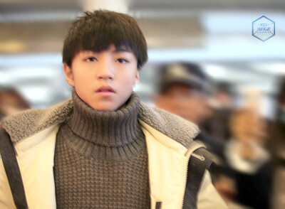 TFBOYS王俊凯，王俊凯，2015.01.11江北-首都-江北机场高清图，cr.logo