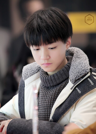 TFBOYS王俊凯，王俊凯，2015.01.11江北-首都-江北机场高清图，cr.logo