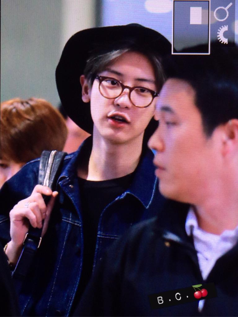 150320 仁川机场 cr BUBBLY CHERRY 哦漏这个boy怎么生得如此好看