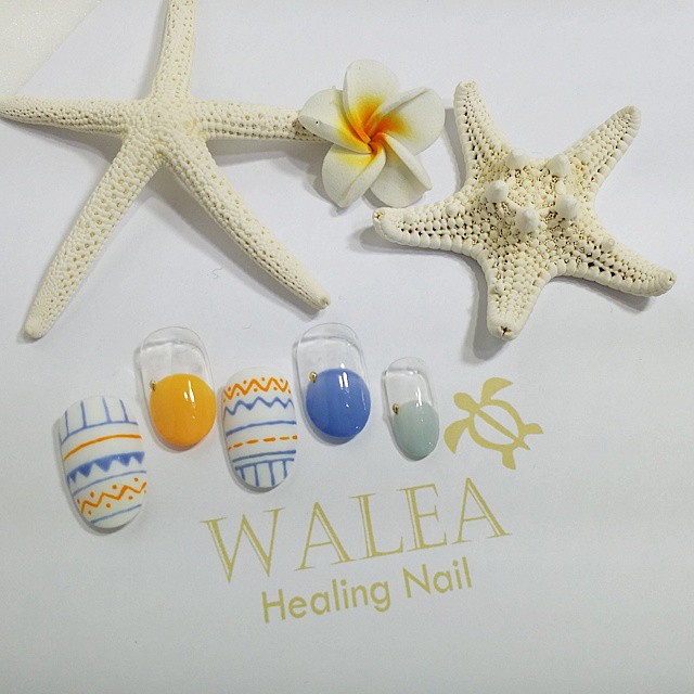 WALEA Nail 美甲。来自韩国的美甲创意 。美甲 清新 可爱 童趣 史努比 姆明