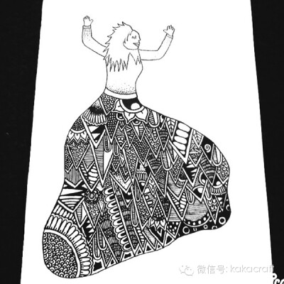 禅绕画 zentangle www.chanrao.me