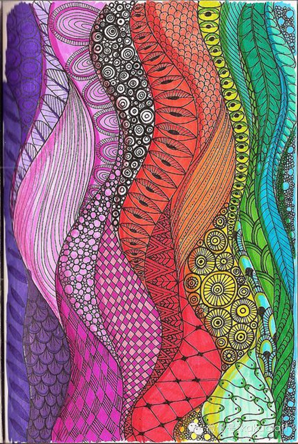 禅绕画 zentangle www.chanrao.me