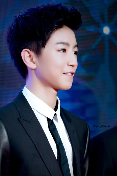 #王俊凯# #TFBOYS# 141125腾讯V视界 红毯 cr：logo