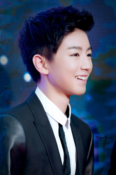 #王俊凯# #TFBOYS# 141125腾讯V视界 红毯 cr：logo