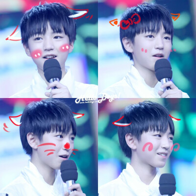 #王俊凯# #TFBOYS王俊凯# #TFBOYS# 20140520快本录制 cr logo