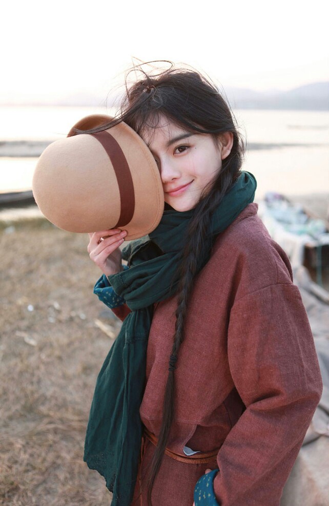 森系南笙海边背景素材