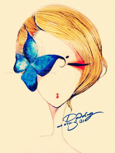 dodolog插画～人物～水彩