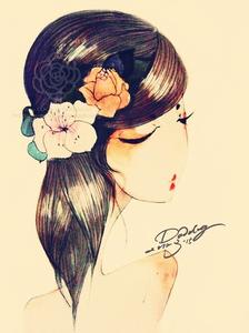 dodolog插画～人物～水彩