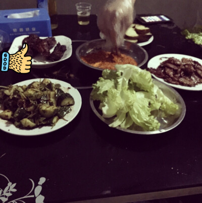 外食 宵夜 这必须要大赞 好好味的烤排骨～