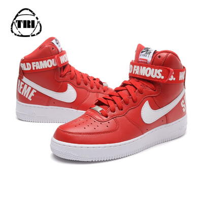 SUPREME AF1 HI ，美国大红街牌 SUPREME 与 NIKE的联名限定款 男款40-46 专柜品质