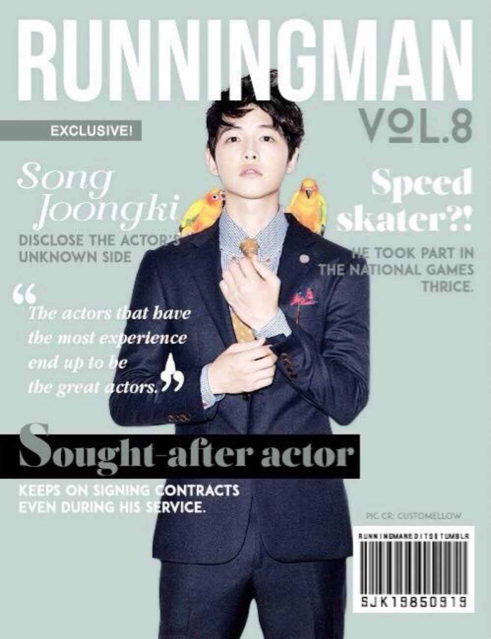 runningmanmagazine杂志封面vol19