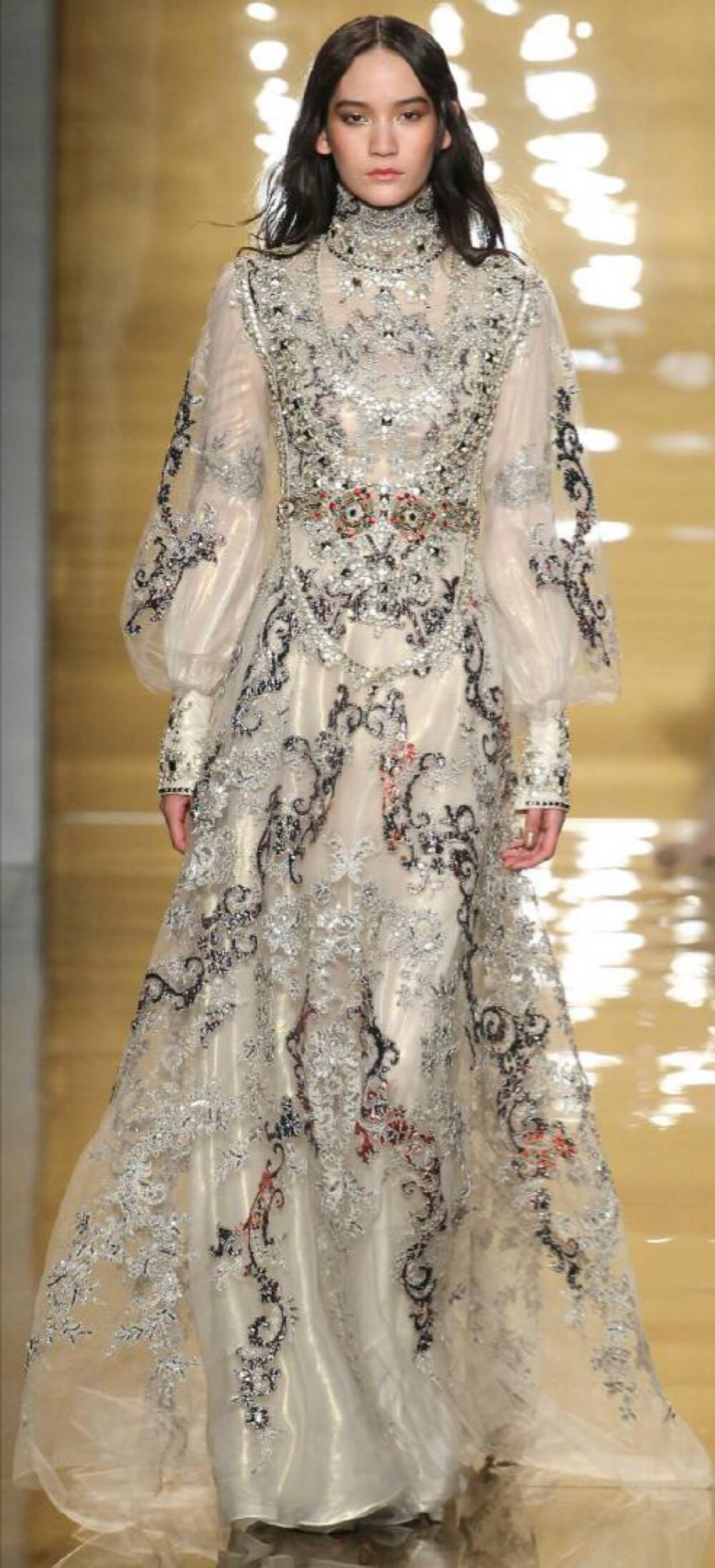 【衣睹为快时装周】Reem Acra Fall 2015, New York Fashion Week. 纽约时装周 服饰风尚 华服 裙装