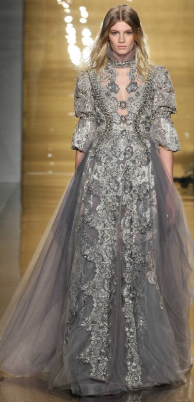 【衣睹为快时装周】Reem Acra Fall 2015, New York Fashion Week. 纽约时装周 服饰风尚 华服 裙装