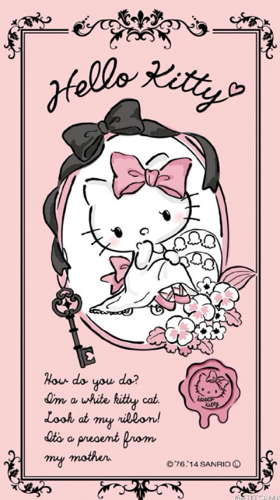 Hello kitty 粉色 壁纸