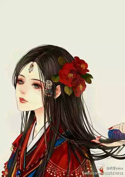 美人梳妆