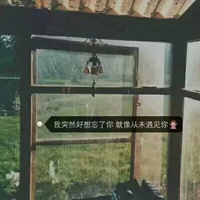 淡了散了也就忘了.