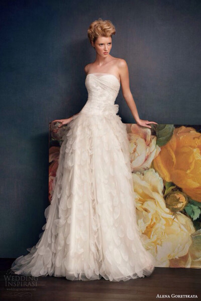 【定格在华服霓裳】Alena Goretskaya 2014 Weddding Dresses