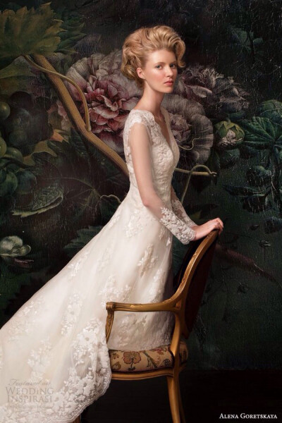 【定格在华服霓裳】Alena Goretskaya 2014 Weddding Dresses