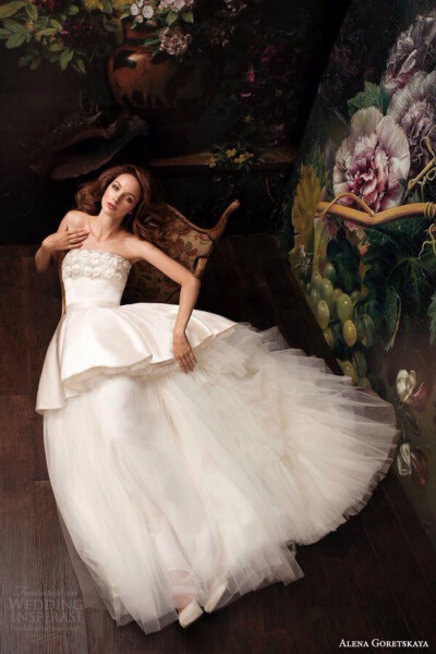 【定格在华服霓裳】Alena Goretskaya 2014 Weddding Dresses