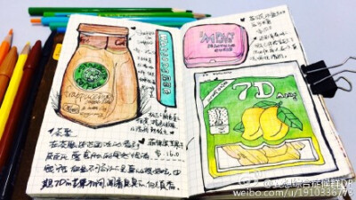 屈臣氏小食手绘