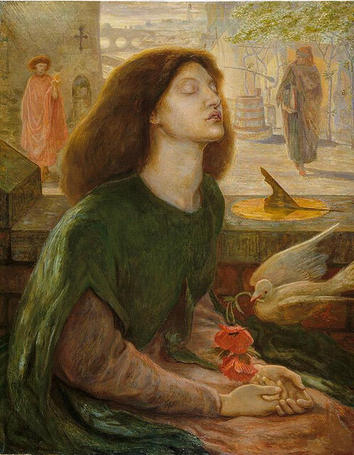 Dante Gabriel Rossetti (1828 – 1882) 英国拉斐尔前派代表画家 。