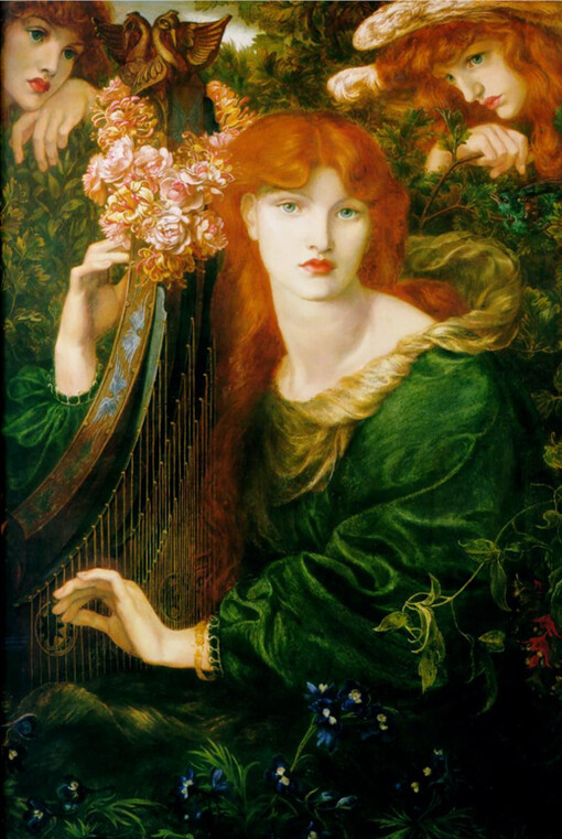 Dante Gabriel Rossetti (1828 – 1882) 英国拉斐尔前派代表画家 。