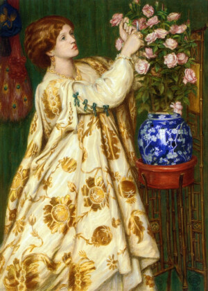 Dante Gabriel Rossetti  (1828 – 1882)  英国拉斐尔前派代表画家 。