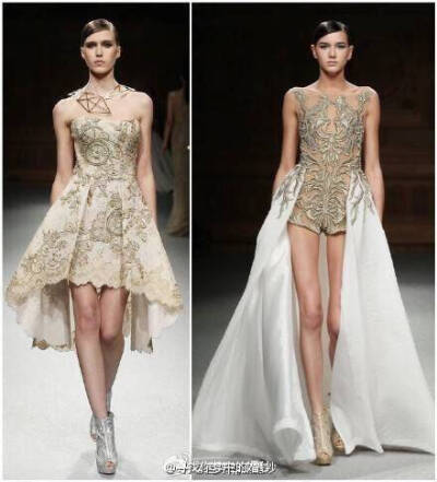 Tony Ward Haute Couture SS 2015 高贵典雅 浪漫成熟 让每个女人都能成为一个完美的新娘。