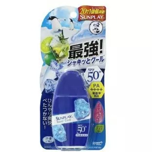 曼秀雷敦 Sunplay 新碧水薄防晒霜 SPF50+ PA++++ 这款曼秀雷敦SUNPLAY【最强】防晒霜一共有四个颜色，红色、深蓝、浅蓝及黄色。都是SPF50+、PA++++所以号称最强，而且添加透明质酸NA成分，可以保湿补水。而小帆首先…