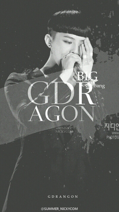 权志龙G-DRAGON#原创高清壁纸#SUMMER# 原创壁纸# 禁止转载 #壁纸 #锁屏 iPhone #欧美 #人物#文字#黑白