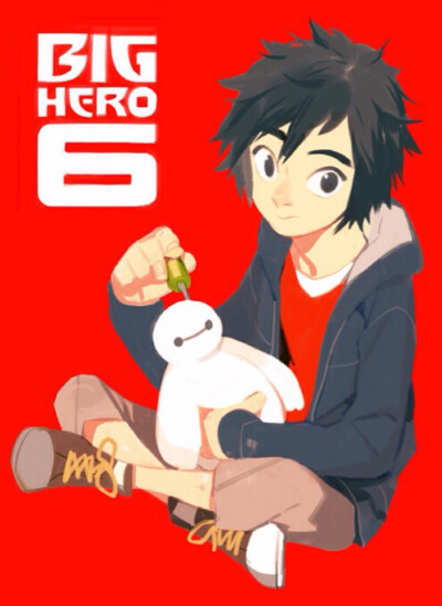 超能陆战队 bighero6 大白萌w pixiv：shishio