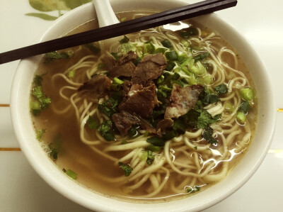 一碗南方味道的牛肉面