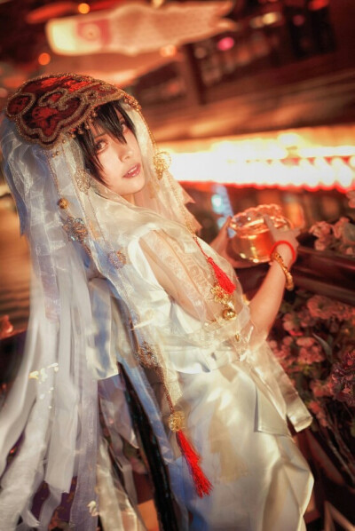 #cosplay #艳汉 #吉原诗郎 金鱼伞装cn宵夜