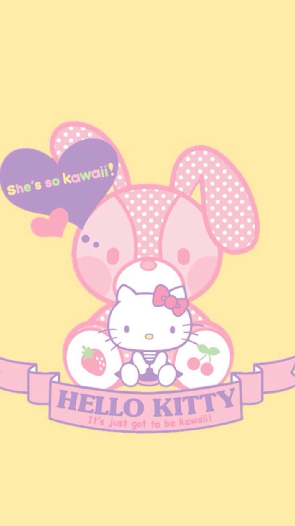 #hello kitty#苹果6高清壁纸，#iPhone 6 plus高清壁纸，#不是高清我不发，更多同系列见我主页，#不一样的凯蒂猫，#猫迷珍藏hello kitty